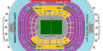 Estadio azteca seating mapa