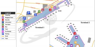 Mexico City airport gate mapa