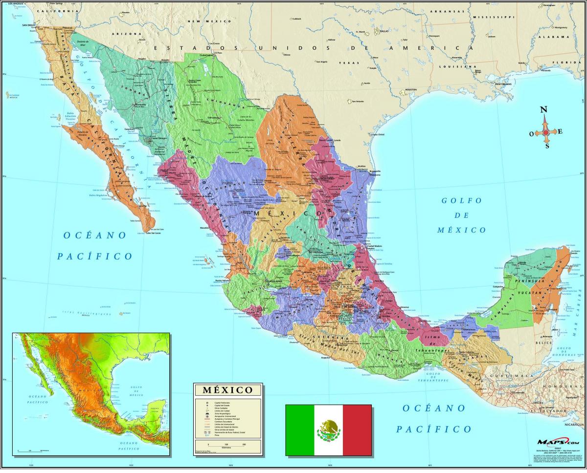 mapa ng Mexico City zip code