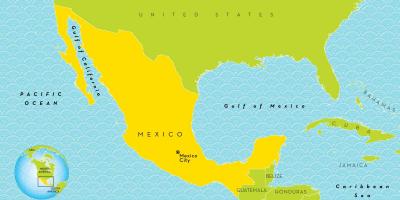 Isang mapa ng Mexico City