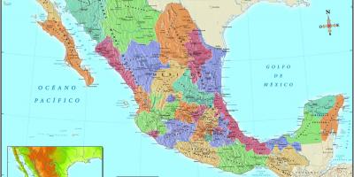 Mapa ng Mexico City zip code