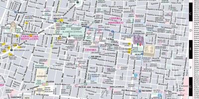 Mapa ng streetwise Mexico City
