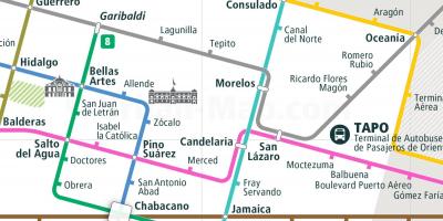 Mapa ng tepito Mexico City 